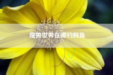 魔兽世界在哪钓鳄鱼