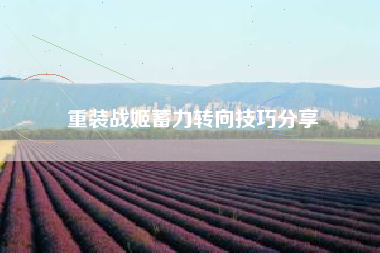 重装战姬蓄力转向技巧分享