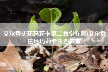 艾尔登法环玛莉卡第二教堂在哪(艾尔登法环玛莉卡第四教堂)