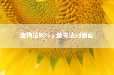 造物法则2tap(造物法则漫画)