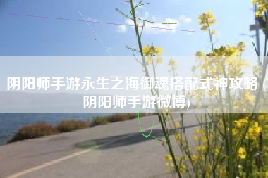 阴阳师手游永生之海御魂搭配式神攻略 (阴阳师手游微博)