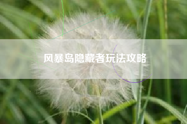 风暴岛隐藏者玩法攻略