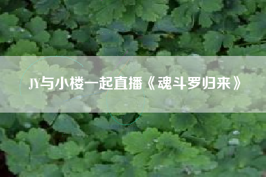 JY与小楼一起直播《魂斗罗归来》