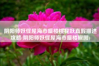 阴阳师妖怪屋海市蜃楼桃花妖真假描述攻略(阴阳师妖怪屋海市蜃楼椒图)