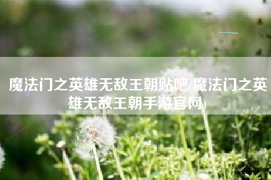魔法门之英雄无敌王朝贴吧(魔法门之英雄无敌王朝手游官网)