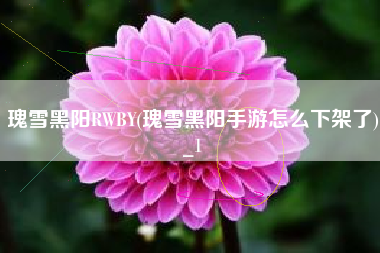 瑰雪黑阳RWBY(瑰雪黑阳手游怎么下架了)_1
