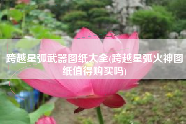 跨越星弧武器图纸大全(跨越星弧火神图纸值得购买吗)
