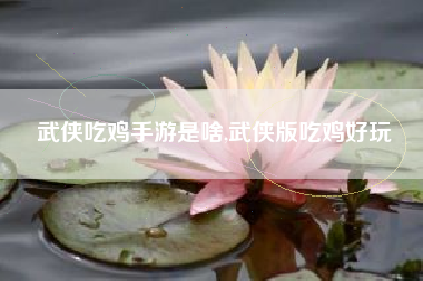 武侠吃鸡手游是啥,武侠版吃鸡好玩