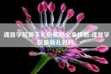 魂器学院新手礼包奖励全拿攻略(魂器学院最新礼包码)