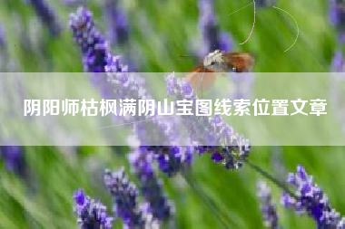 阴阳师枯枫满阴山宝图线索位置文章