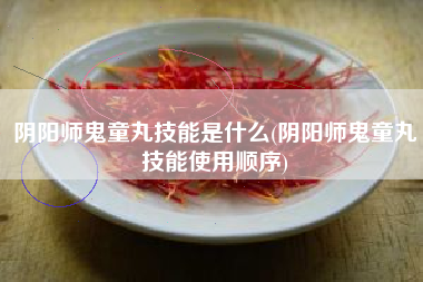 阴阳师鬼童丸技能是什么(阴阳师鬼童丸技能使用顺序)