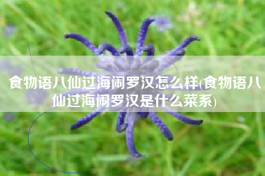 食物语八仙过海闹罗汉怎么样(食物语八仙过海闹罗汉是什么菜系)
