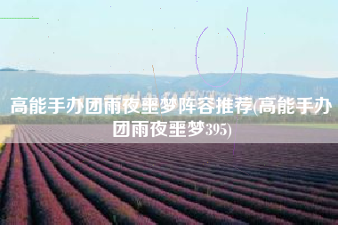 高能手办团雨夜噩梦阵容推荐(高能手办团雨夜噩梦395)