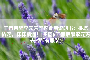 王者荣耀李元芳野区食用说明书：推塔偷龙，样样精通！[多图](王者荣耀李元芳去掉所有服装)