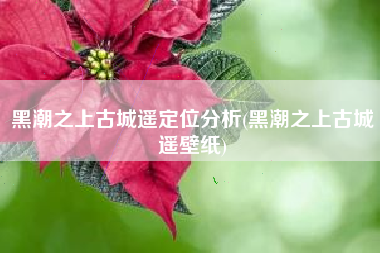 黑潮之上古城遥定位分析(黑潮之上古城遥壁纸)