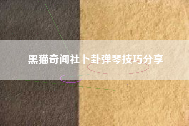 黑猫奇闻社卜卦弹琴技巧分享
