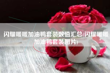 闪耀暖暖加油鸭套装数值汇总(闪耀暖暖加油鸭套装图片)