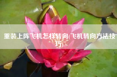 重装上阵飞机怎样转向(飞机转向方法技巧)