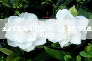 王者荣耀马可铭文出装S28_王者荣耀快速刷铭文