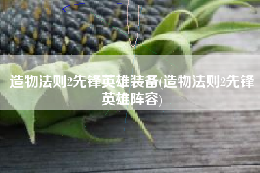 造物法则2先锋英雄装备(造物法则2先锋英雄阵容)