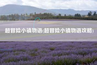 超冒险小镇物语(超冒险小镇物语攻略)