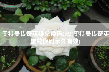 奥特曼传奇英雄兑换码2022(奥特曼传奇英雄兑换码永久有效)