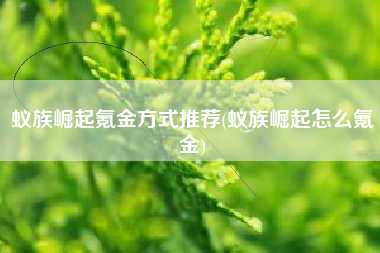 蚁族崛起氪金方式推荐(蚁族崛起怎么氪金)