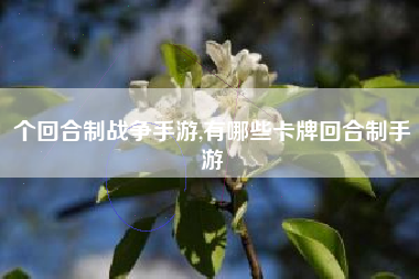个回合制战争手游,有哪些卡牌回合制手游