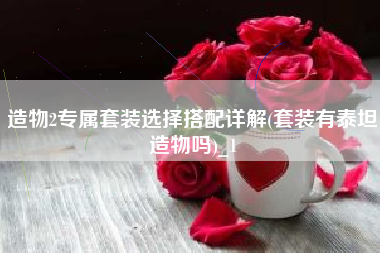 造物2专属套装选择搭配详解(套装有泰坦造物吗)_1