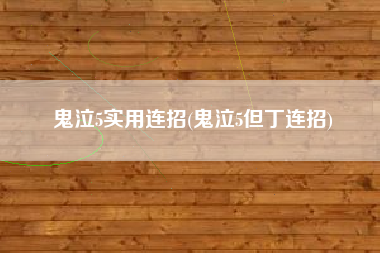 鬼泣5实用连招(鬼泣5但丁连招)
