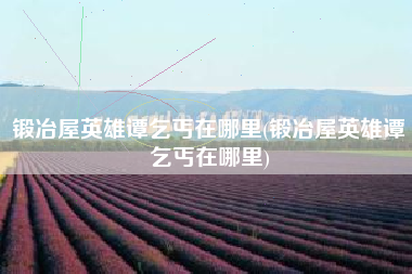 锻冶屋英雄谭乞丐在哪里(锻冶屋英雄谭乞丐在哪里)
