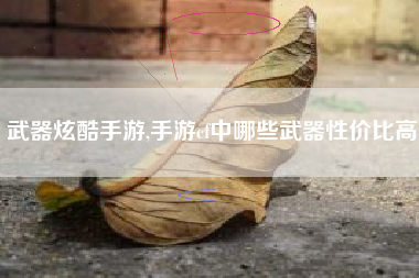 武器炫酷手游,手游cf中哪些武器性价比高