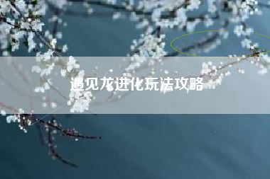遇见龙进化玩法攻略