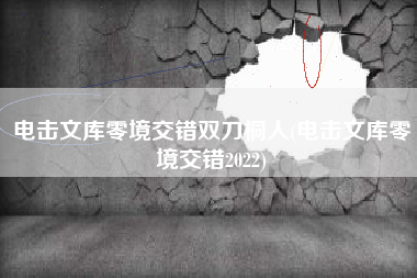 电击文库零境交错双刀桐人(电击文库零境交错2022)