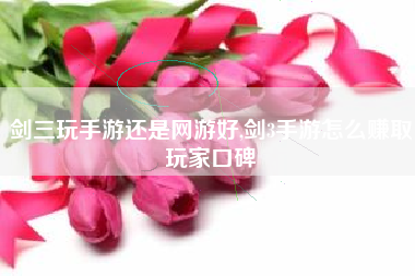 剑三玩手游还是网游好,剑3手游怎么赚取玩家口碑