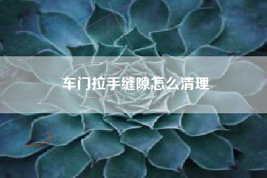 车门拉手缝隙怎么清理