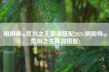 阴阳师sp荒川之主御魂搭配2021(阴阳师sp荒川之主阵容搭配)