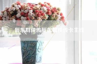 辰东群侠传辰东群侠传卡主线