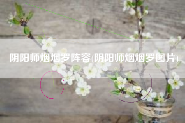 阴阳师烟烟罗阵容(阴阳师烟烟罗图片)