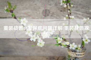 重装战姬80发保底问题详解(重装战姬攻略)