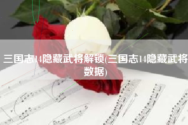 三国志14隐藏武将解锁(三国志14隐藏武将数据) 三国志14隐藏武将解锁(三国志14隐藏武将数据)