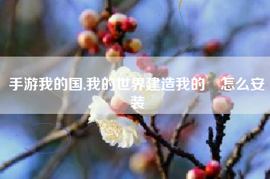 手游我的国,我的世界建造我的囯怎么安装
