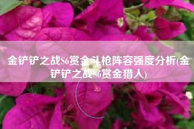 金铲铲之战S6赏金斗枪阵容强度分析(金铲铲之战S6赏金猎人)
