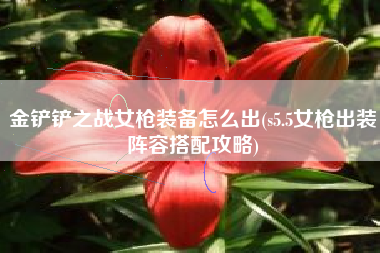 金铲铲之战女枪装备怎么出(s5.5女枪出装阵容搭配攻略)