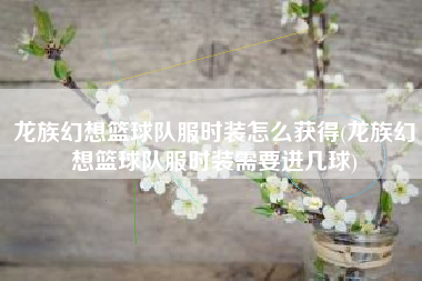 龙族幻想篮球队服时装怎么获得(龙族幻想篮球队服时装需要进几球)