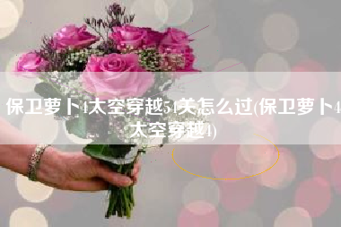 保卫萝卜4太空穿越54关怎么过(保卫萝卜4太空穿越4)