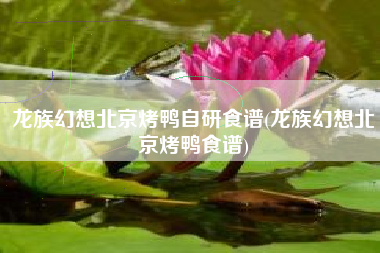 龙族幻想北京烤鸭自研食谱(龙族幻想北京烤鸭食谱)