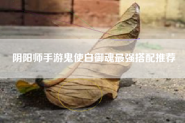 阴阳师手游鬼使白御魂最强搭配推荐