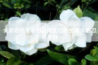 火影忍者手游四月限定忍者是谁,火影忍者手游