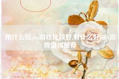 用什么玩gba游戏比较好,有什么好GBA游戏值得推荐